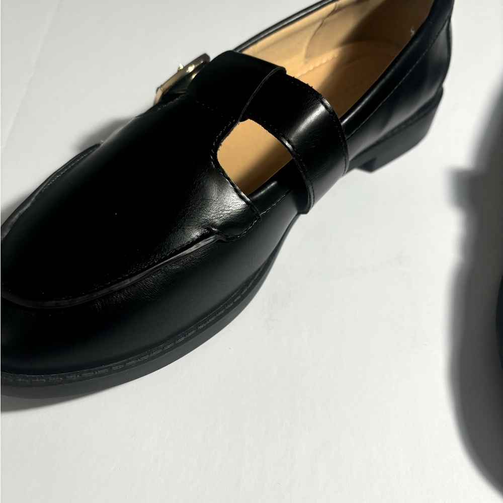 Classic Black Mary Jane Loafers for Women - Picture 10 of 13